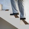 16.4ft X 4 Inch Non Slip Safety Grip Tape for Stairs Steps Non Skid Tread High Traction Friction/Strong Grip Abrasive Adhesive Hazard Caution Tape(4" Width, Brown)…