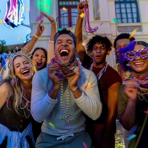 Mardi Gras Headband for Women Fleur De Lis Mask Hairband Rhinestone Fat Tuesday Headband Carnival Parade Party Favors