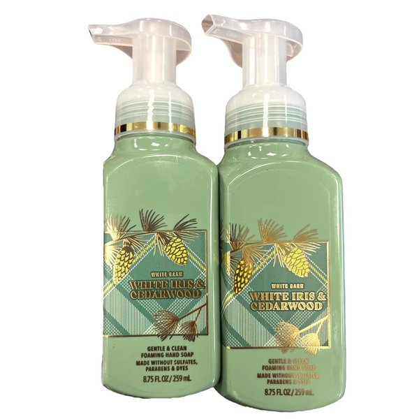 Bath and Body Works Foaming Hand Soap (White Iris Cedarwood 2 pk)