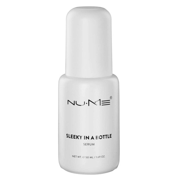 NuMe Sleeky In A Bottle Smoothing Anti-frizz Serum for Damaged Hair and Split Ends - Macadamia and Argan Oil Rich in Vitamin E - Heat Protectant