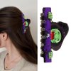 Halloween Hair Claw Clips Witch Hat Hair Clips Strong Non-Slip Hair Clips Green Purple Hair Accessories for Women Fun Hair Clip Claw Clips for Thick Thin Hair Styling Accessories 1Pcs (Witch Hat)