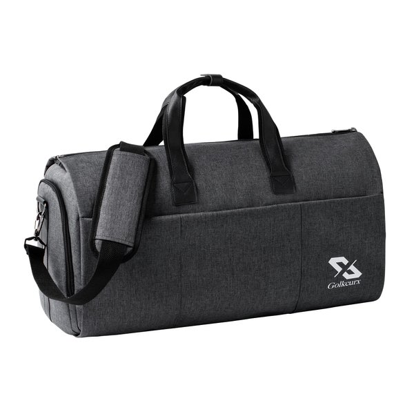 Golkcurx Convertible Garment Bag for travel,Carry on Garment Duffle Bag with Shoe Compartment, Detachable Shoulder Strap - 2 in 1 Suit Bags Suit Travel Bags for Men Women