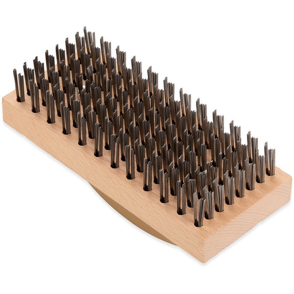 Carlisle FoodService Products 4067600 Ergonomic Steel Butcher Block Scratch Brush, 9-3/8”