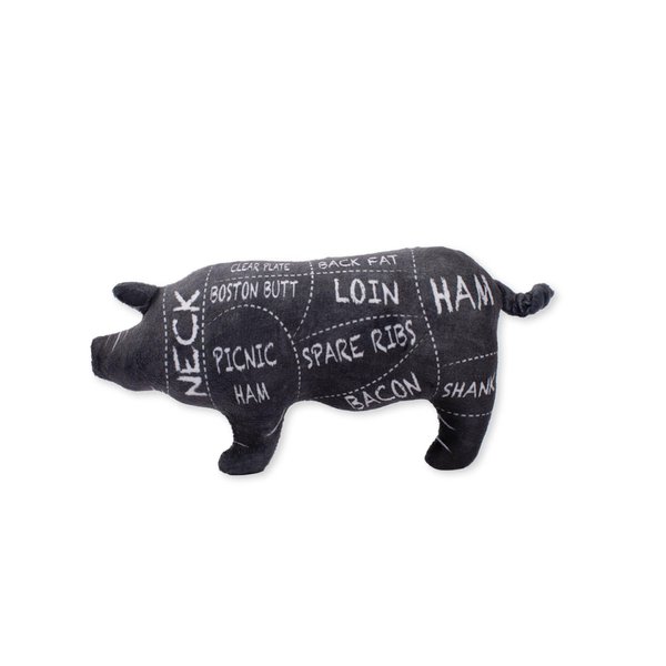 Fringe Studio Plush Dog Toy, The Whole Hog, Pet Shop Collection (289721)