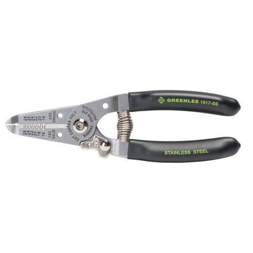 Greenlee Hand Tools Stainless Steel Wire Stripper (1917-SS), 16-26AWG