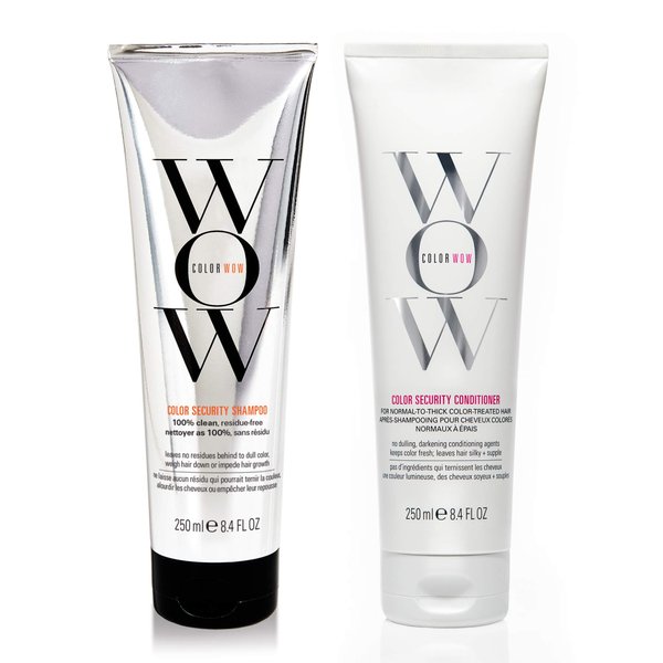 COLOR WOW Color Security Shampoo & Conditioner Duo Set – for Normal to Thick Hair | Cruelty-Free, Vegan | Achieve Super Glossy, Hydrated Hair
