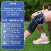 TKWC Knee Brace Compression Sleeve for Men Women, Knee Support for running, weightlifting, BasketBall, Knee Pads for Meniscus Tear, ACL, Arthritis and Knee Pain Relief (Medium)