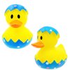 The Dreidel Company Happy Easter Rubber Duck Toy Bunny Rabbit Duckies for Kids Easter Eggs, Bath Birthday Gifts Baby Showers Summer Beach and Pool Activity, 2" (12-Pack)
