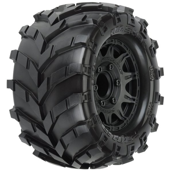 Pro-Line Racing Masher 2.8 MTD Raid Black 6x30 F/R PRO119210