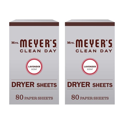 Mrs. Meyer's Clean Day Dryer Sheets (Lavender, 2 Pack, 160 Count)