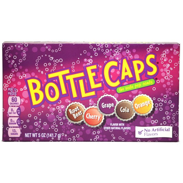 Wonka Bottle Caps Candy, 5 Oz., (Pack of 3)