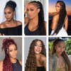 XACIPUZ Human Braiding Hair 2 Bundles 160g 24 Inch for Bohemian Braids Deep Wave Bulk Freetress Human Hair for Braiding No Weft Hair Extensions for Boho Knotless Braids(1B)