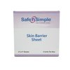 Safe n' Simple Skin Barrier Sheets - 4" x 4" Individually Wrapped Packets - Protective Stoma Skin Barrier Sheet - Hydrocolloid Medical Ostomy Barrier Sheet - Skin Adhesive Sheets for Ostomy Protection