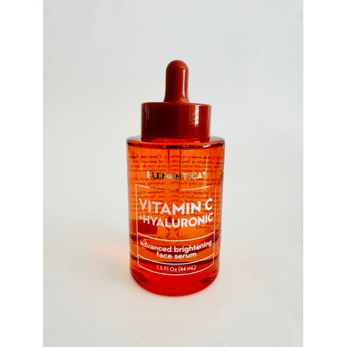 ELEMENTICA Vitamin C + Hyaluronic Advanced Face serum, 1.5 FlOz. No Box