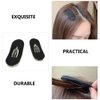 FOMIYES 12pcs Fluffy Hairpin Invisible Fluffy Hair Clip Black Hair Clips Snap Barrettes Black Sponge Bump Fluffy Hair Padding Fluffy Hair Clips Blonde Hair Volume Base Hair Holder Bump Pad