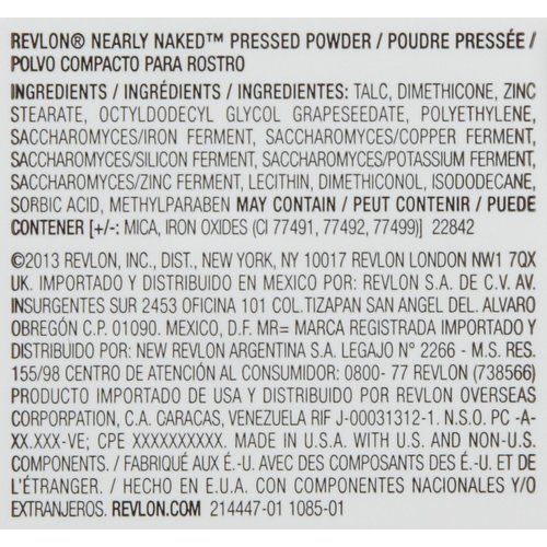 Revlon Nearly Naked Pressed Powder, Dark 060, 0.28 Ounce