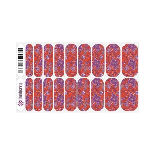Jamberry Nail Wraps: La Florita (Full Sheet)