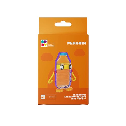 Oddy Penguin Minipack Creative Building Kit - Eco-Friendly STEM Toy Set for Kids 4+