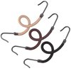 Hotop 15 Pieces Elastic Hook Hair Tie Styling Ponytail Holder Hooks Hair Cord (Black, Brown and Blonde)