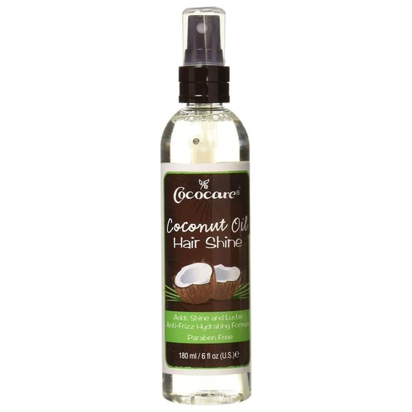 Cococare Coconut Oil Hair Shine - Deep Moisturizing Leave in Conditioner - 6 oz