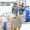 EagleStone T-Rex Dinosaur Shooting Toys for 6 7 8 Year Old Boys, Electronic Shooting Target Game with Air Pump Gun, 24 Balls, Foam Blaster Boy Toys Age 6-8 8-10, Christmas Birthday Gifts for Kids