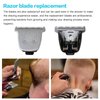 Upgraded Replacement 41mm Full Size Blade Cutter Head Trimmer Head Blades for p-hilips Norelco BT3226 BT3227 BT3236 BT3237 BT5501 BT5502 BT5503 BT5504 BT5511 BT5515 BT5520