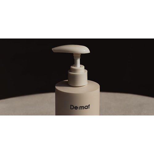 De:maf All Day Glow Creamy Milk Cleanser, 10.14 fl.oz, Sunflower Seed Oil and Jojoba Oil, Broccoli Extract, Primary Cleanser for Double Cleansing, Suitable for All Sensitive Skin, Korean Skincare