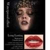 Metallic Diamond Glitter Lipstick, 3 Colors Diamond Lip Gloss Matte to Glitter Lipstick Long Lasting Waterproof Shimmer Sparkling Lipstick High Pigment Tinted Lip Gloss for Halloween Lip Makeup