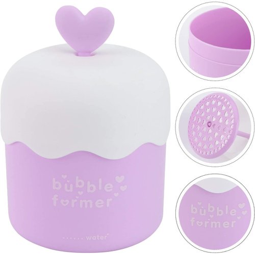 JJLFresheners Blue Facial Cleanser Foam Maker Cup,Bubble Foamer Device,Bubble Foamer Bubbler for Facial Cleanser,Foam Cup,Bubble Maker for Face Wash