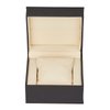 Luxury Black Single Watch Gift Box with Pillow PU Leather Wristwatch Display Case Organizer for Men