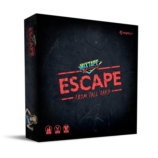 Mixtape Massacre Escape from Tall Oaks | A Meta-Cooperative Horror Board Game | Ages 17+ | 2-6 Players