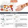 100PCS Spanish Spain Español Temporary Tattoos Stickers Themed Birthday Party Favors Decorations Supplies Red Yellow Espana Flag Tattoo Sticker Gifts For Boys Girls School Prizes Carnival Christmas
