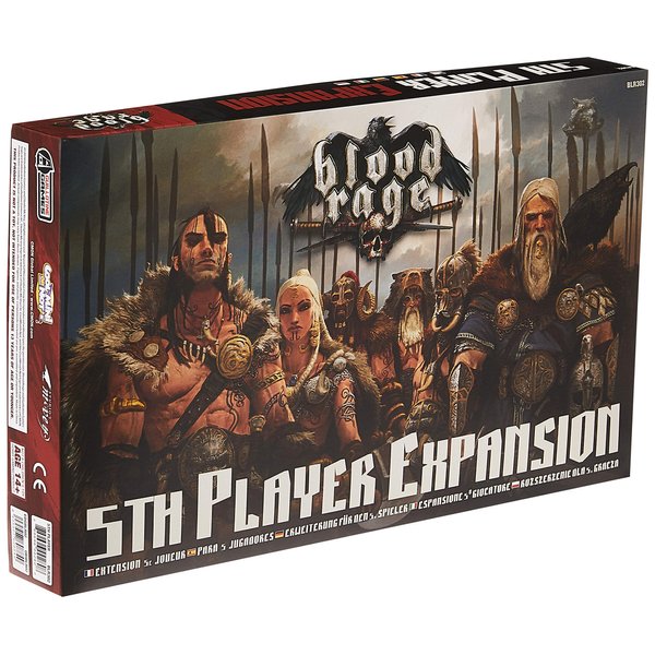 Blood Rage 5th Player Board Game EXPANSION | Strategy Game | Viking Battle Game | Tabletop Miniatures Game for Adults and Teens | Ages 14+ | 2-4 Players | Average Playtime 60-90 Minutes | Made by CMON