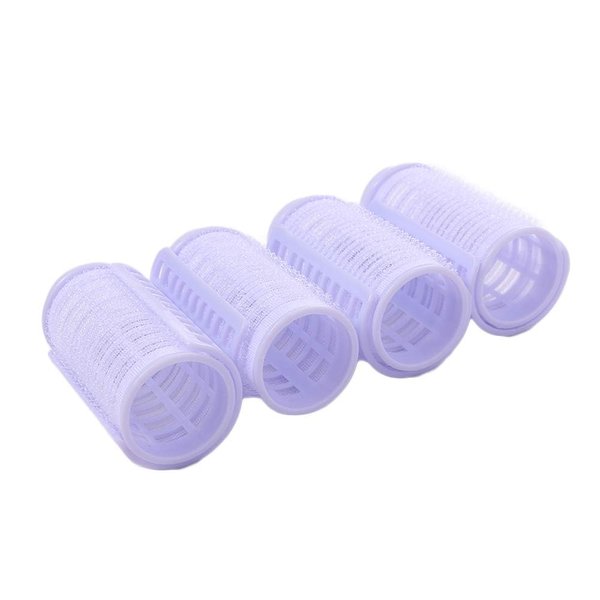 Leadigol 4pcs Plastic Hair Rollers Long Hair Curler Bang Roller Self-adhesive Lazy Bangs Roller Small Hair Curlers Hair Volume Hair Curling Styling Tools Women Korean Heatless Hair Rollers