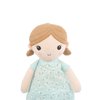 Linzy Toys, Soft Plush Mint Blue Emily Rag Doll, 15"