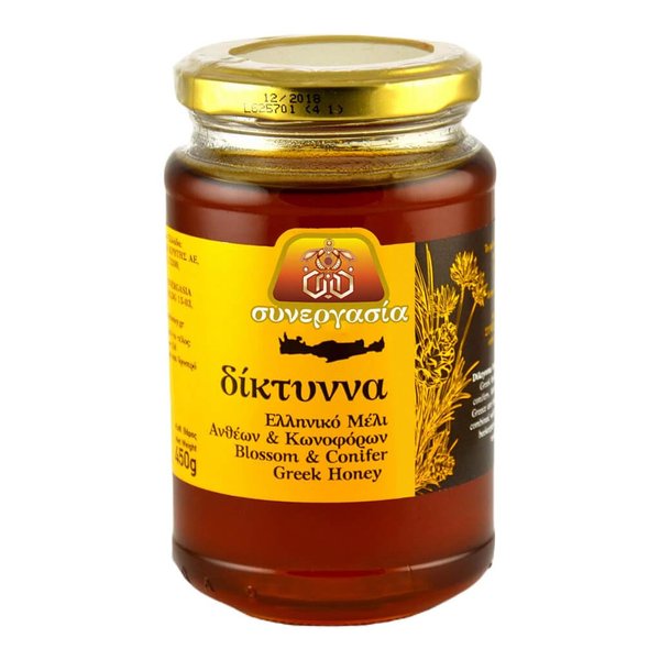 Greek Blossom and Conifer Honey From Crete - 450g