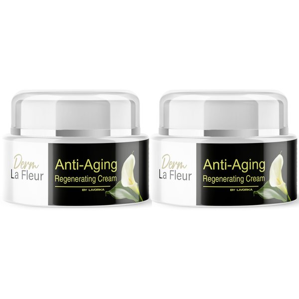 2 Pack- Derm La Fleur Cream - Derm La Fleur Anti-Aging Cream, Derm La Fleur 2 Bottle For 60 Days, Derm LaFleur Plus, DermLaFleur, Derm La Fleur Face Mask, Derm Lafleur Deluxe Anti Aging, DermLaFleur.