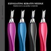 Cuticle Pusher Cuticle Trimmer Professional V Shaped Cuticle Remover Manicure Dead Skin Removal Tool Toe Nail Care for Home and Nail Shop (12Pcs)