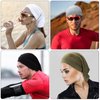 SATINIOR 6 Pieces Unisex Spandex Dreadlocks Bands Elastic Long Hair Dreads Head Wraps Braids Bonnet Tubes Solid Colors Tube Headbands for Men Women Hair, (Classic Color)