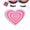 Beatifufu Heart-Shaped Eyelash Plate Eyelash Platform for Lash Extension Eyelash Extension Platforms Eyelash Display Stand Cosmetic Tray Lash Tile Tool Table Acrylic Dedicated