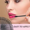 150 Pieces Disposable Lip Gloss Brushes Lipstick Wands Flat Brush Multi-functional Makeup Brush Applicator Tool for Makeup Cosmetic