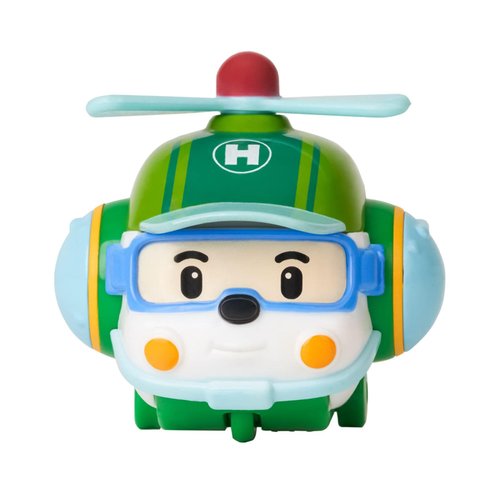Robocar Poli, Helly DIE-CAST Metal Toy Cars, Helicopter Toys, Toddler Cartoon Emergency Vehicle Playset, Rescue Vehicles Toys Gift Toys for Age 1-5 Boys Girls