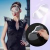 Piriuuo 50 Pcs Clear Shower Face Eye Shields, Disposal Shower Visor for Adults Eyelash Extensions Waterproof Shower Face Shields Makeup Protector Visors Shield for Hairspray Salon Eyelid Aftercare