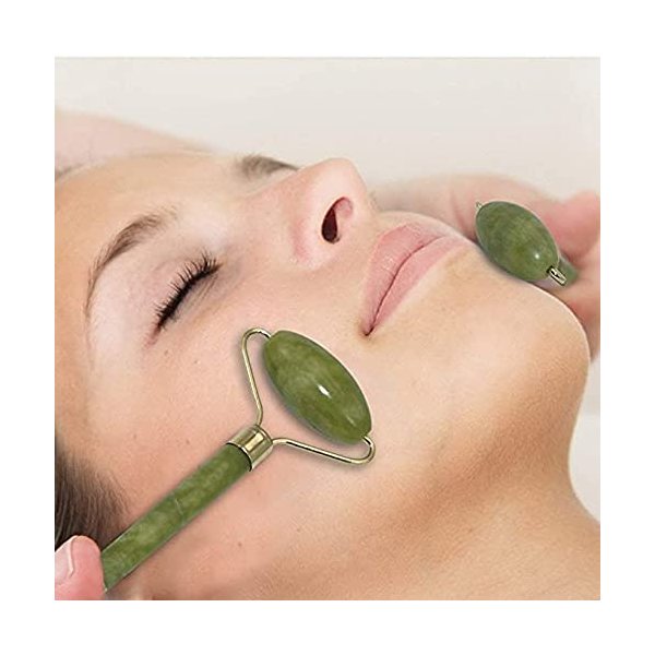 Green Jade Roller For Face Beauty