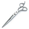 Dayline 7" Professional Salon Shears Hairdressing Scissors Haircut Human Silver Barber Scissors Japan 440c Steel Cutting Hair Scissors (7 inch)