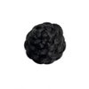 VAVANGA Small Size Natural Braided Chignon Bun Hairpiece Black Donut Scrunchie Clip in Hair Bun Updo Hair Piece Twisted Bun Ponytail Hair Extensions Clip in Fake Bun for Women(#1B, N1-BL)