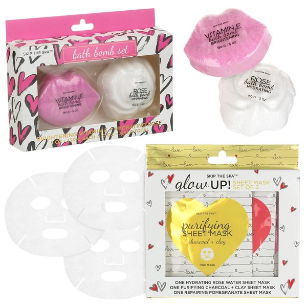 Valentine's Day Gift Set, Valentine's Day Gifts for Her, Valentine's Day Gifts for Women, Valentine's Day Beauty Sets (6 Options) (Sheet Mask Set)