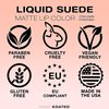 Kandi Koated Liquid Suede Lipstick [Chocolate Milkshake] Liquid Matte Lip Color | Intense Color Options, Non-Sticky, Paraben-Free, Cruelty-Free | Beauty & Makeup