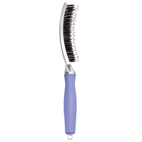 Olivia Garden FingerBrush Scalp-Hugging & Vented Combo Paddle Hair Brush (ionic & 100% boar bristles) FBCO-GD (Grande)