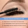 LASHISKIN’S Black Mascara Infused with Lash Growth Serum I Long Lasting, Waterproof, Vegan, and Cruelty-Free Formula I Infused with Natural Ingredients I Ideal for Sensitive Eyes - 6ML